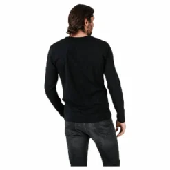 Crew Neck Longsleeve Black