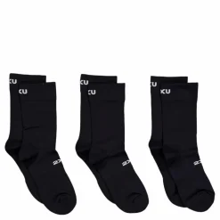 Crew Socks 3 Pack Black/white