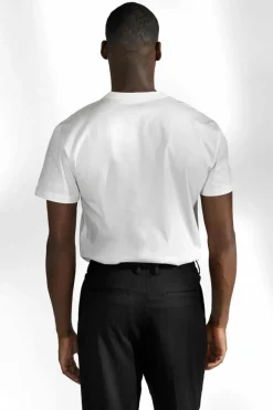 Crew-Neck pima Ivory