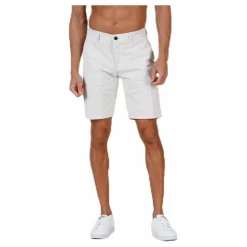 Crimson Shorts    White