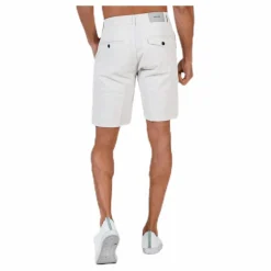 Crimson Shorts    White