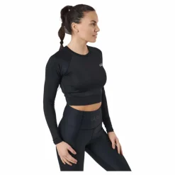 Cropped Longsleeve Black