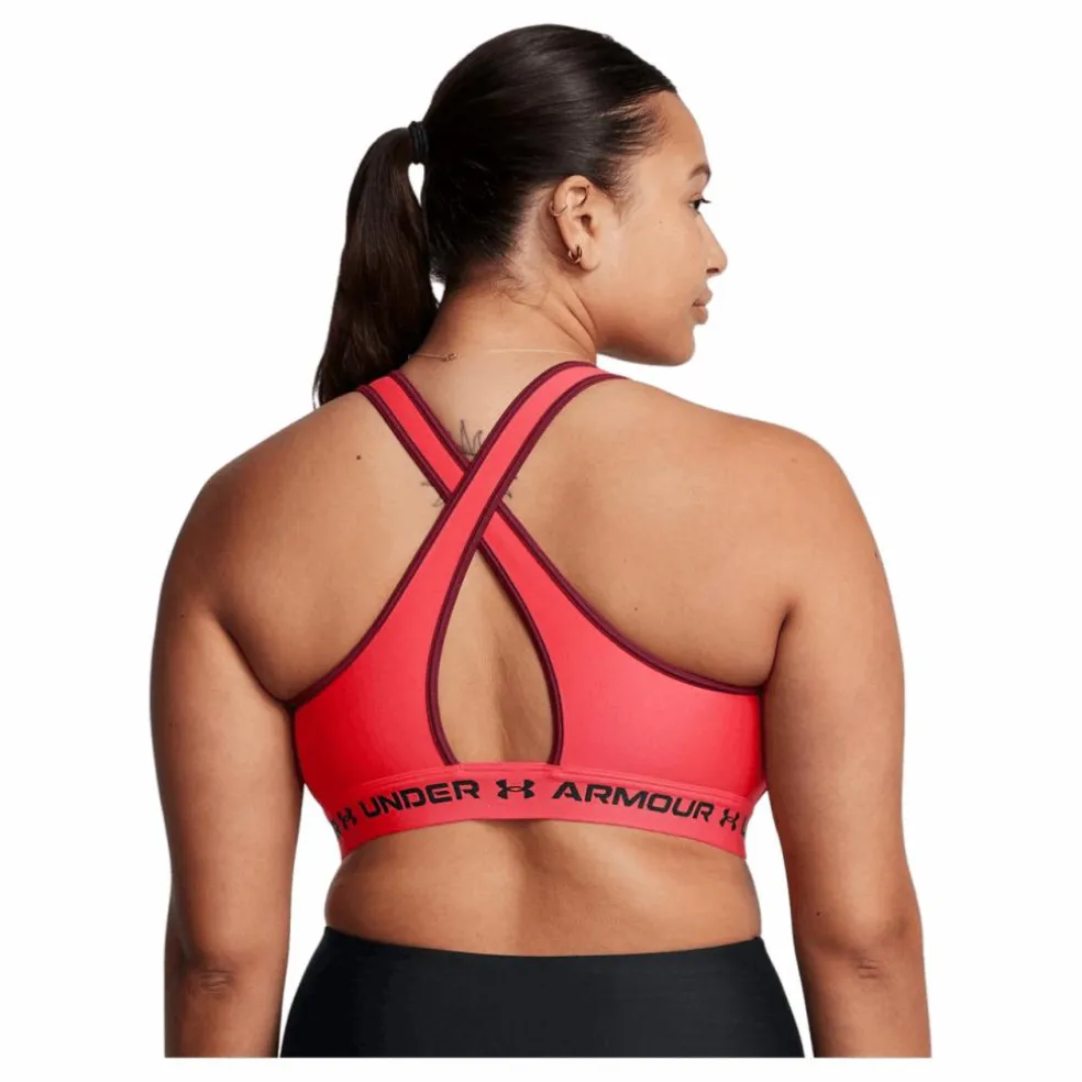 Crossback Mid Bra Racer Red