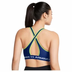 Crossback Mid Bra Tech Blue