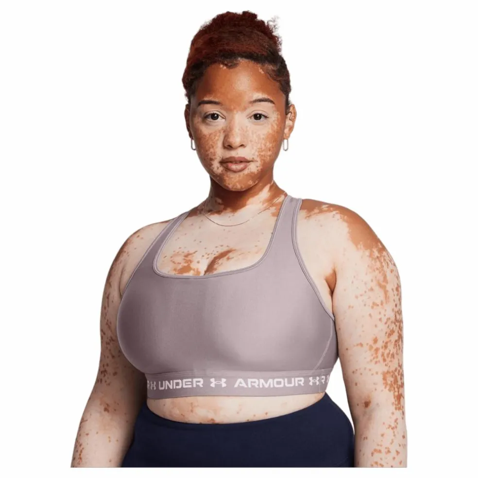 Crossback Mid Bra Tetra Gray