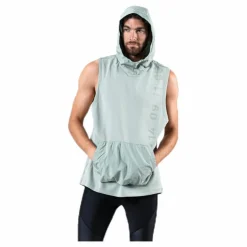 Dri-FIT Therma Sleeveless Hood Black/Green