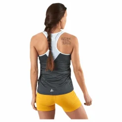 Eaze Singlet White/Grey