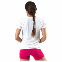 Eaze SS Logo Mesh Tee Pink/White