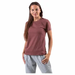 Ebba T-shirt Purple/Brown