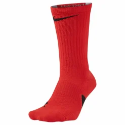 Elite Crew Basketball Socks UNIVERSITY RED/BLACK/BLACK