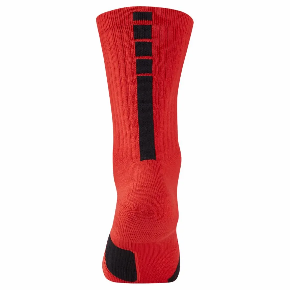 Elite Crew Basketball Socks UNIVERSITY RED/BLACK/BLACK
