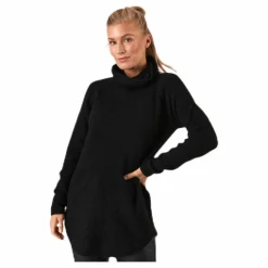 Ellen Ls Long  Knit Black