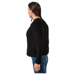 Ellen Ls O-Neck Knit Black
