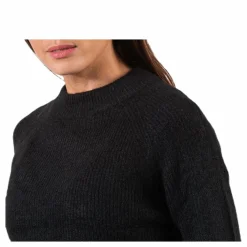 Ellen Ls O-Neck Knit Black