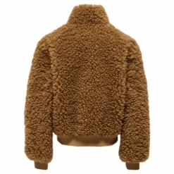 Ellie Sherpa Bomber Brown
