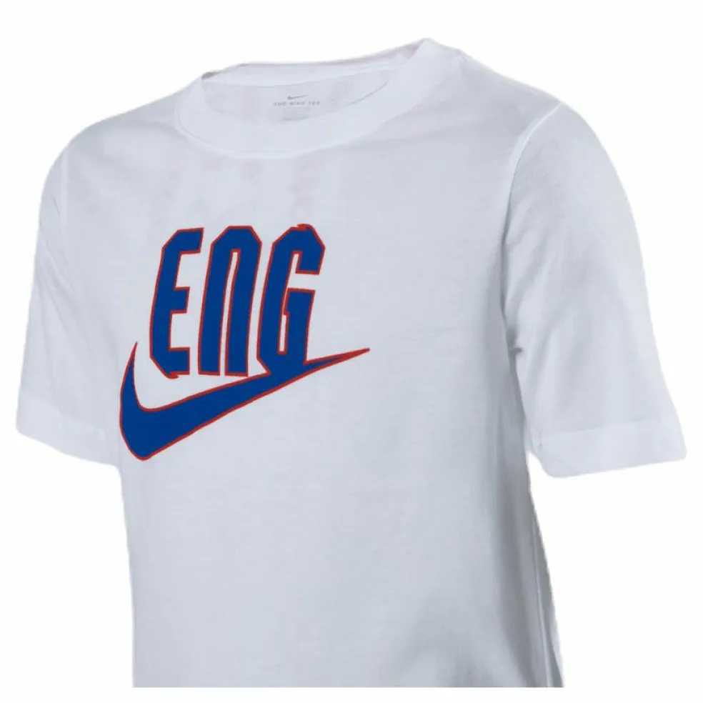 England Tee TR Ground Junior White