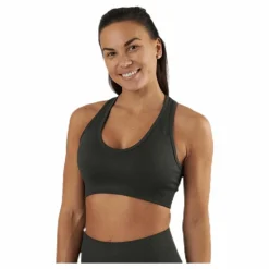 Erica Seamless Sports Bra Green