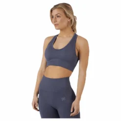 Erica Seamless Sports Bra Blue