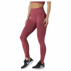 Erica Seamless Tights Pink/Red