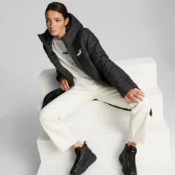 Ess Hooded Padded Coat Puma Black