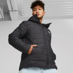 Ess Hooded Padded Jacket Puma Black