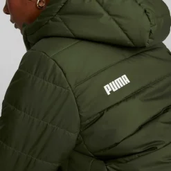 Ess Hooded Padded Jacket Myrtle