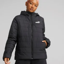 Ess Hooded Padded Jacket Puma Black