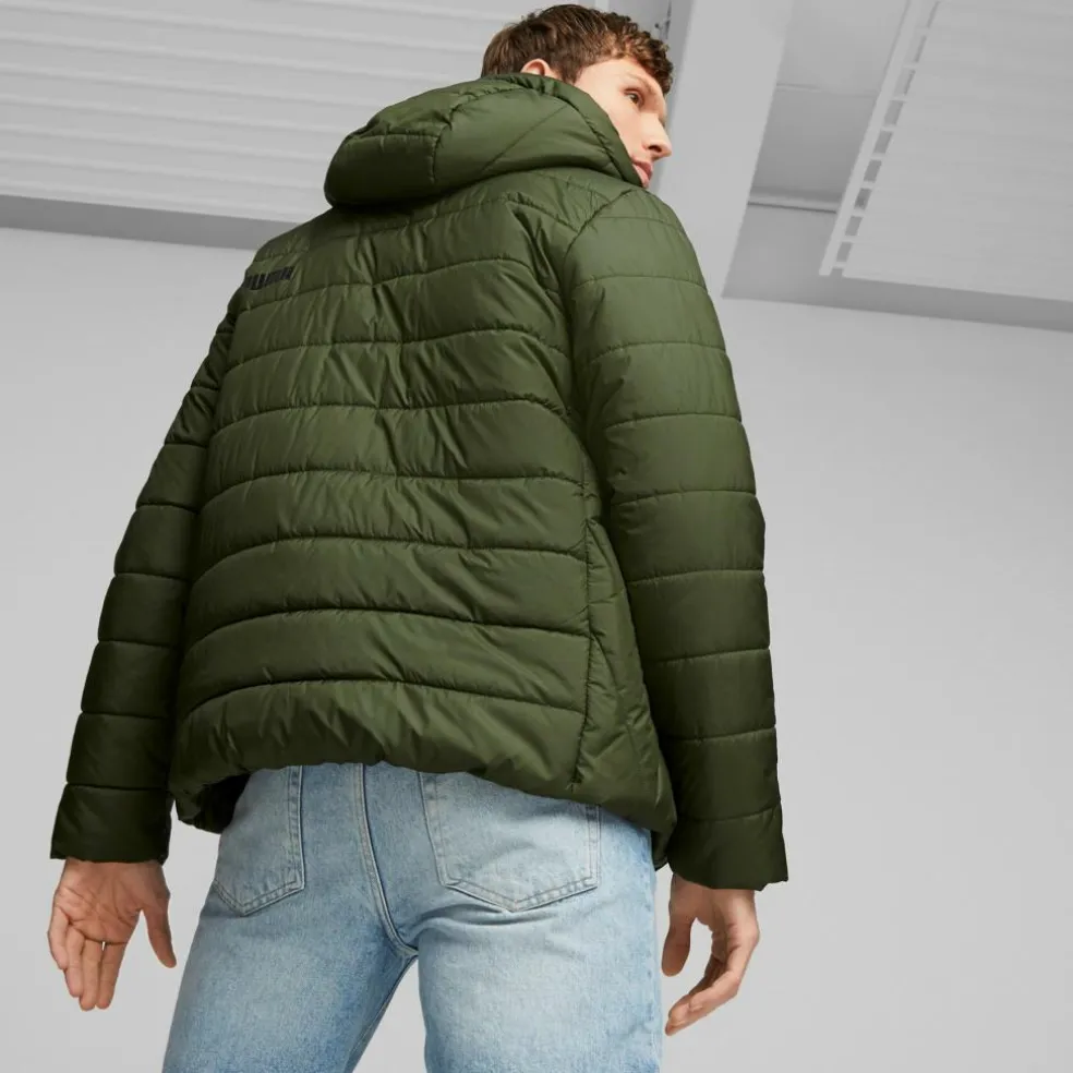 Ess Hooded Padded Jacket Myrtle