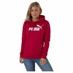 Ess Logo Hoodie Fl (s) Persian Red
