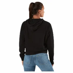 ESS+ Metallic Cropped Hoody TR Black/Gold