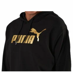 ESS+ Metallic Cropped Hoody TR Black/Gold