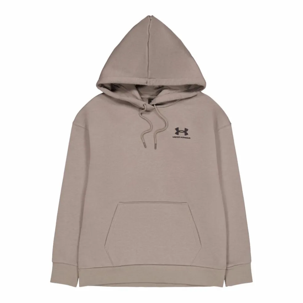Essential Fleece Hoodie Brown