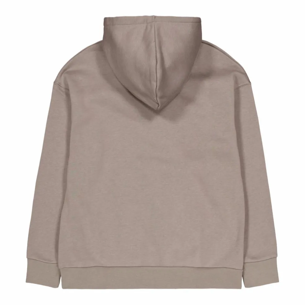Essential Fleece Hoodie Brown