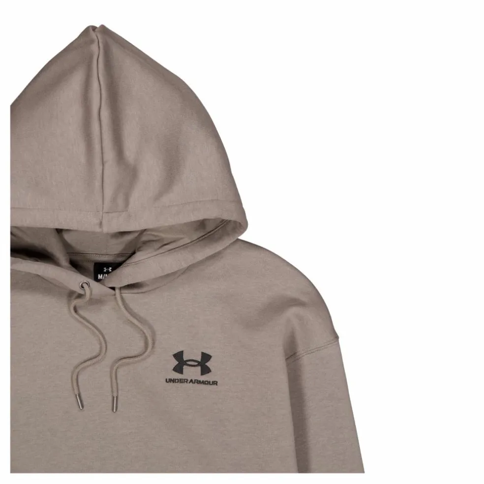 Essential Fleece Hoodie Brown