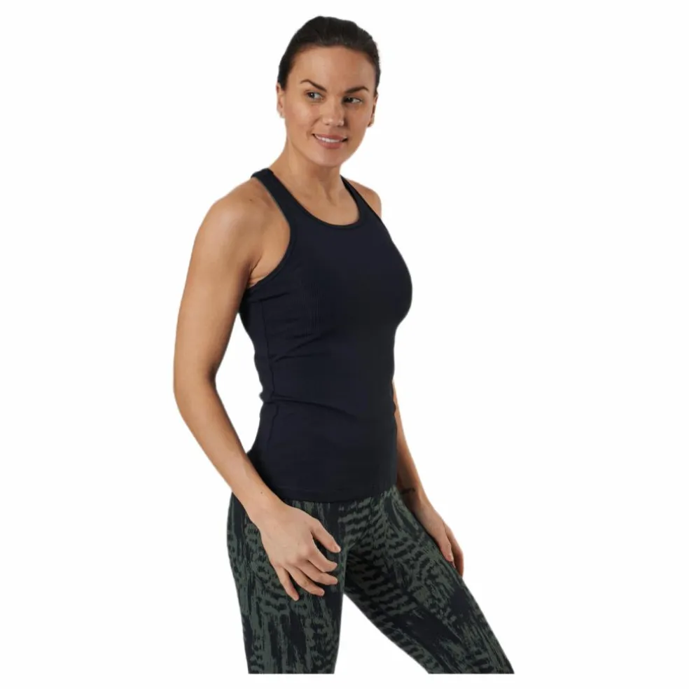 Essential Rib Racerback Black