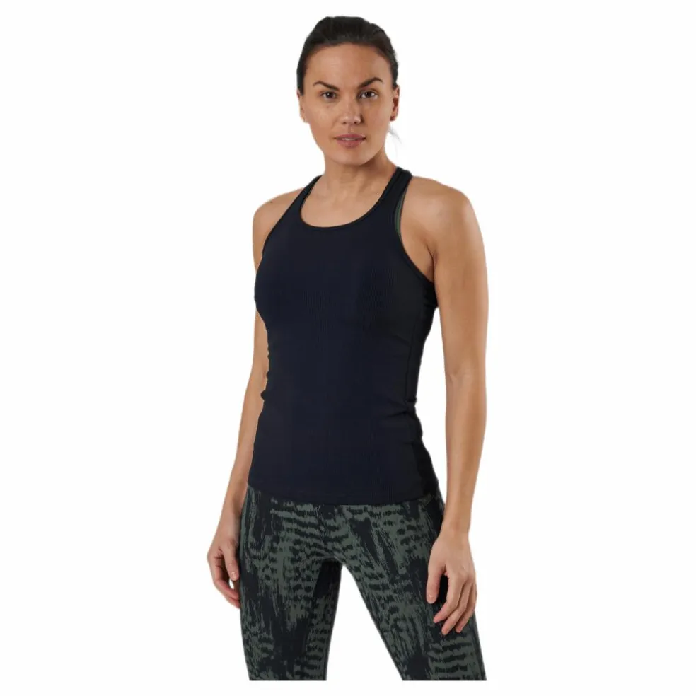 Essential Rib Racerback Black