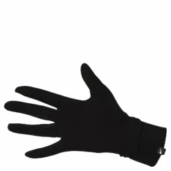 Essential Running Hat And Glove Set W Black