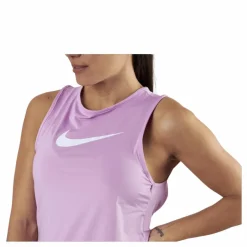 Essential Swoosh Tank Pink/White