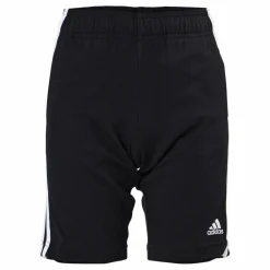 Essentials 3-Stripes Knit Shorts Black
