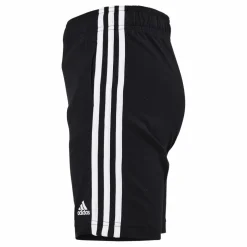 Essentials 3-Stripes Knit Shorts Black