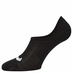 Everyday Plus Lightweight Women's Training Footie Socks (3 Pairs) BLACK/WHITE