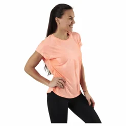 Fan Loose Burnout Ss Tee Orange