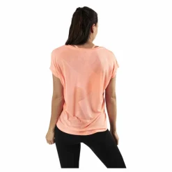 Fan Loose Burnout Ss Tee Orange