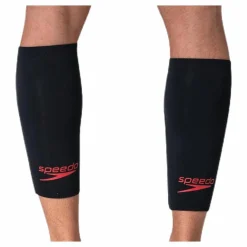 Fastskin Swimrun Calf Guards Black/Red