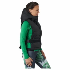 Faun Padded Vest W Black