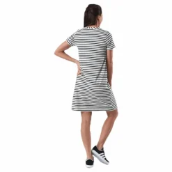 Fiona Tee Dress Blue/White