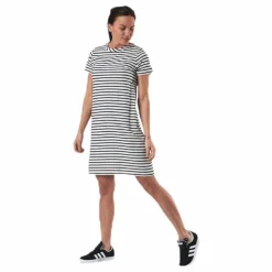 Fiona Tee Dress Blue/White