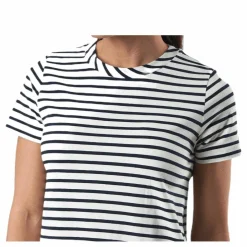 Fiona Tee Dress Blue/White