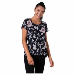 First One Ss Aop Top Blue