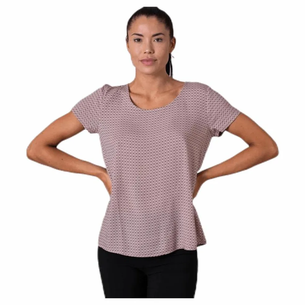 First One Ss Aop Top Red